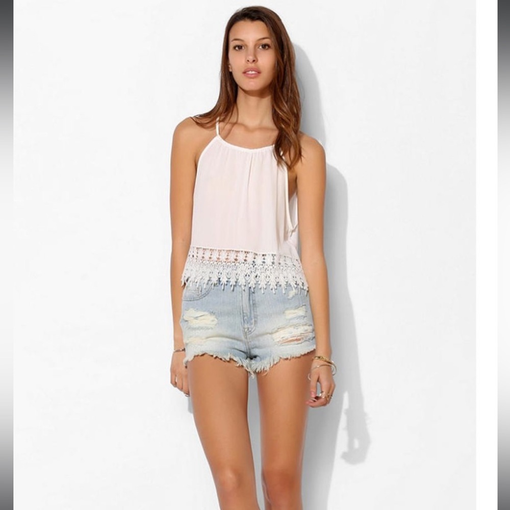 Urban Outfitters BDG Super High Rise Cheeky Jean Shorts